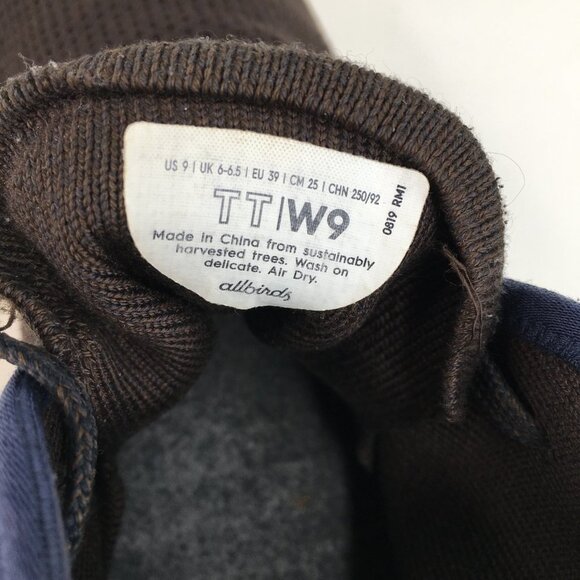 Allbirds Tree Toppers TT High Top Sneakers Gray Shoes Size 9 - Picture 9 of 12